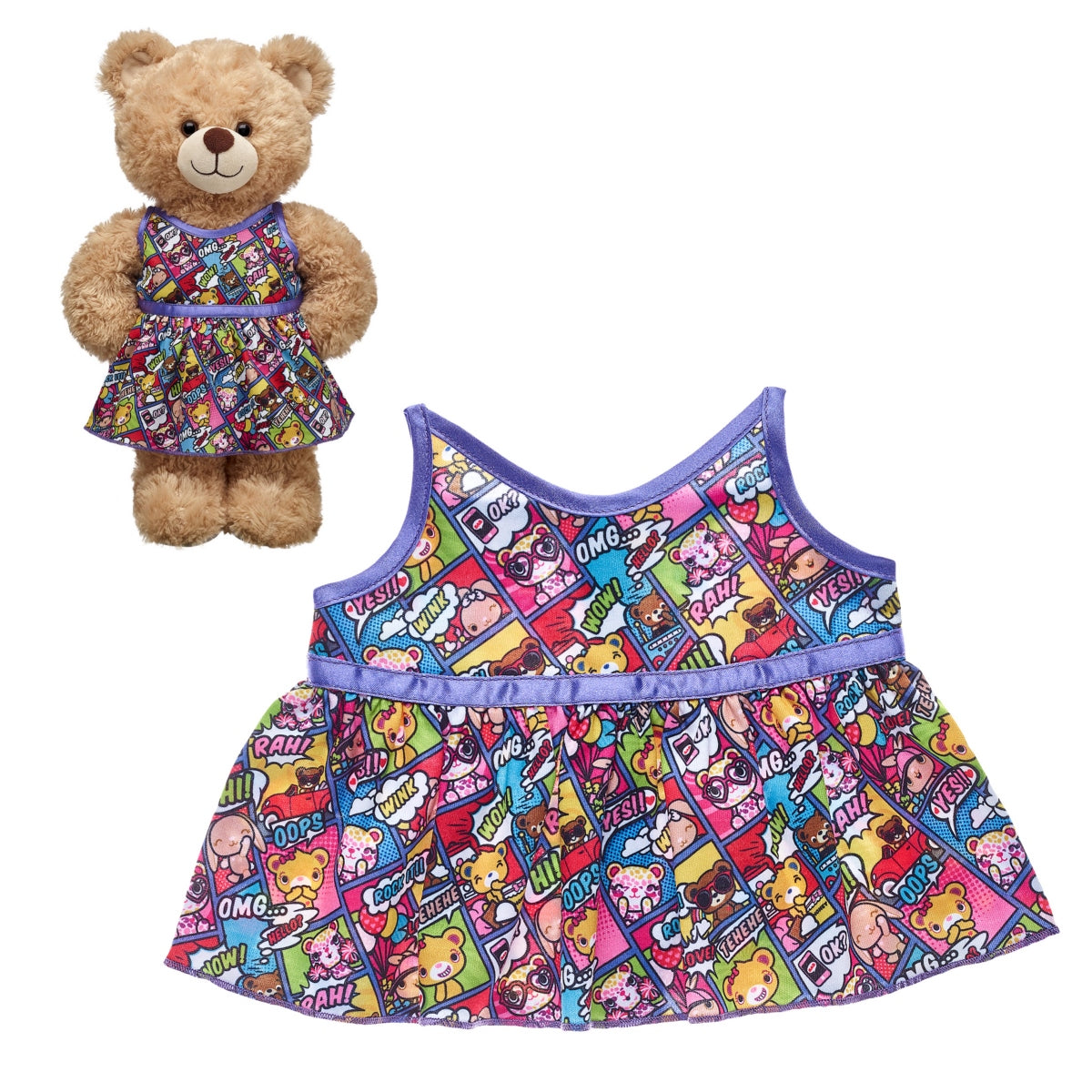 Vestido Comic Kabu Build-A-Bear